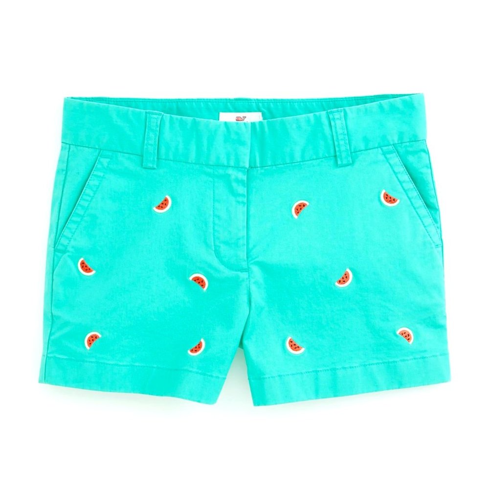 Vineyard Vines  Watermelon Embroidered Shorts Sz 3